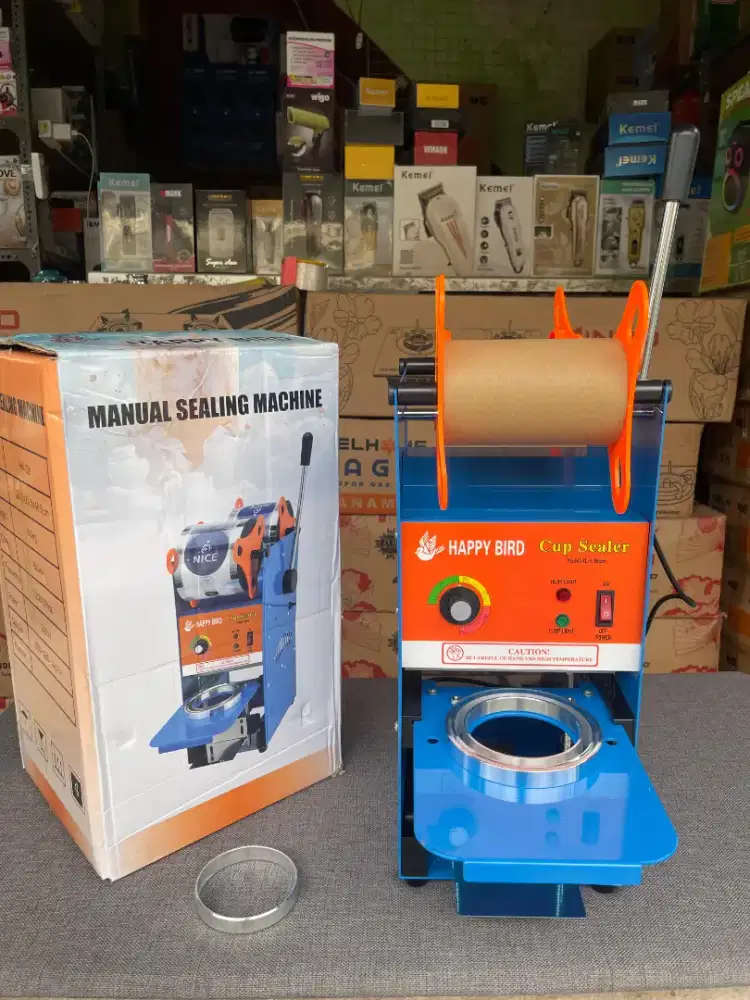 Baru merk HAPPY BIRD mesin cup teh poci bisa sampai gelas besar 22 oz