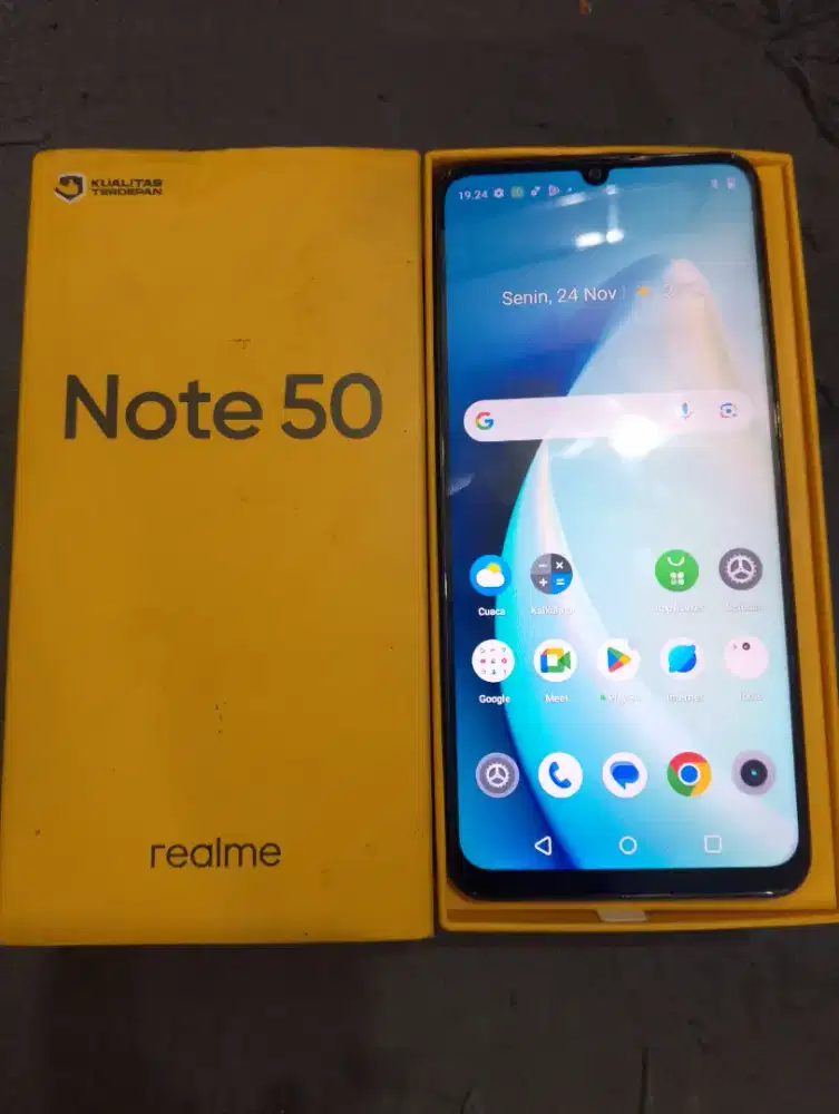 Realme Note 50, Ram 4/64 (Hp Pkin Cwe, Fungsi Normal, Orian, BS Dicek)