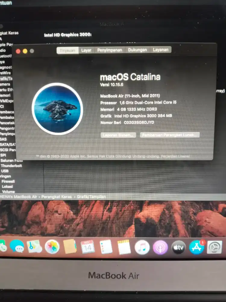 Apple MacBook Air no minus