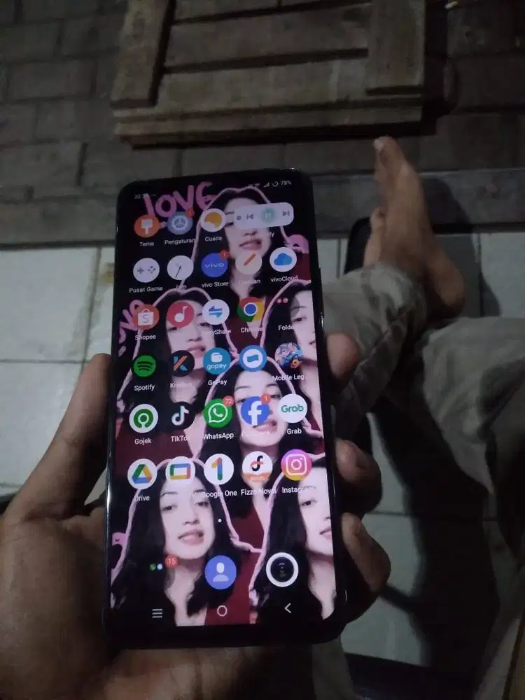 Vivo y28 kelengkapan hp+dus nomin