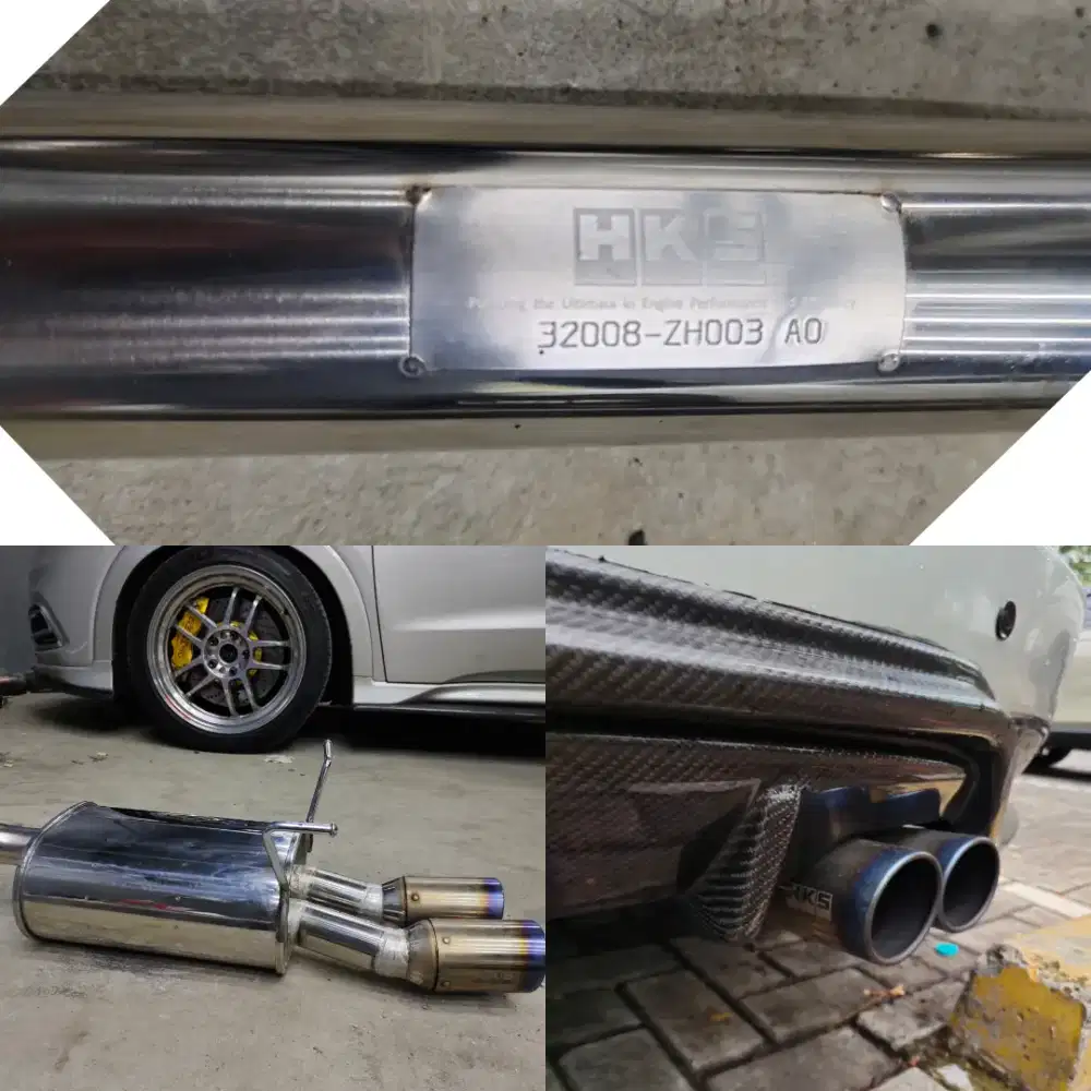 Muffler Bolt On HKS LEGAL ORI GOOD CONDITION Hrv 1.5/1.8