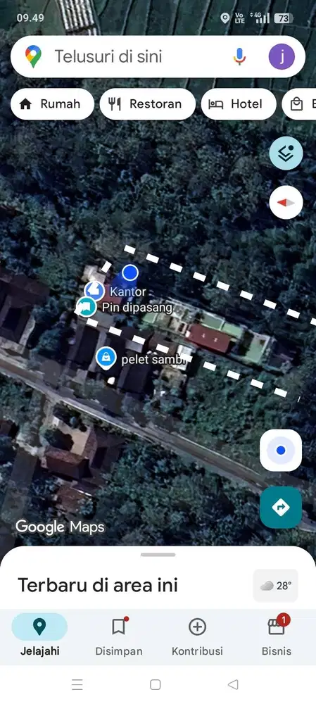 Di jual tanah bonus rumah