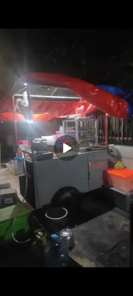 Dijual gerobak bekas penyetan