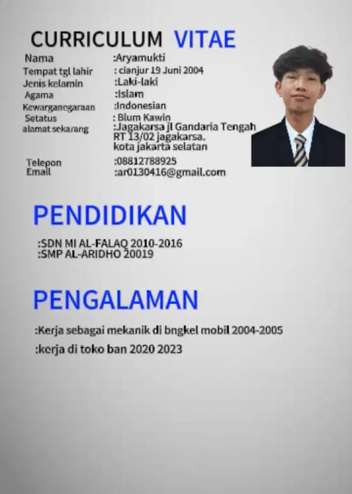 Cari kerjaan yang halal