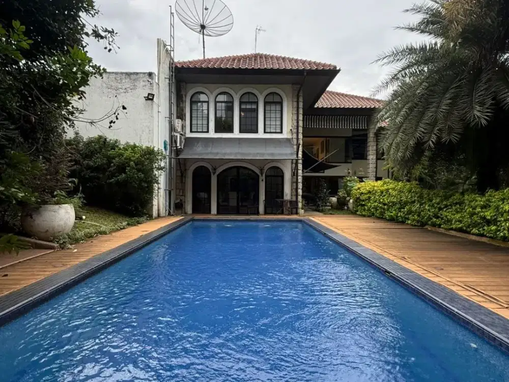 FOR SALE KEMANG - AMPERA RUMAH MEWAH HALAMAN LUAS DESIGN BY HADIPRANA