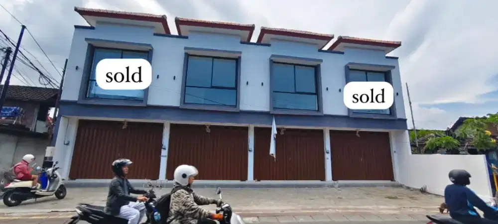 Jual ruko baru lantai 2 di Jl Utama Buana Raya Denpasar Barat Bali