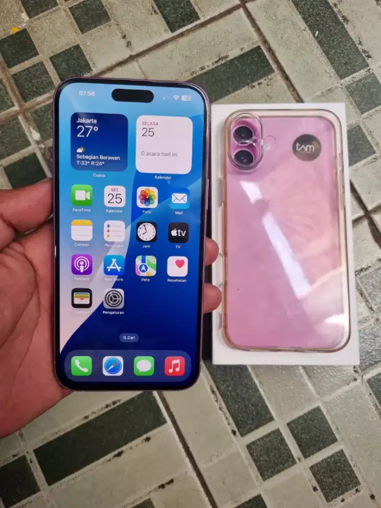 IPhone 16 plus 128GB pink ibox