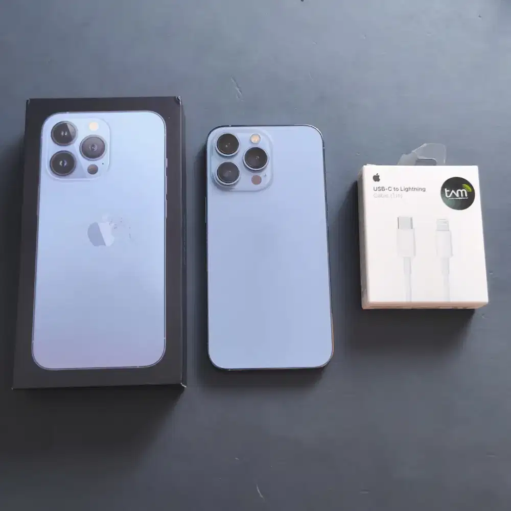 IPHONE 13 PRO 128GB SIERRA BLUE EX GARANSI RESMI