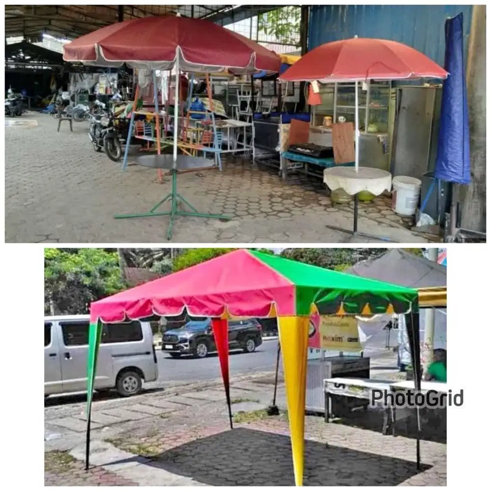 Tenda kafe dan tenda payung (bs antr skitr medan)