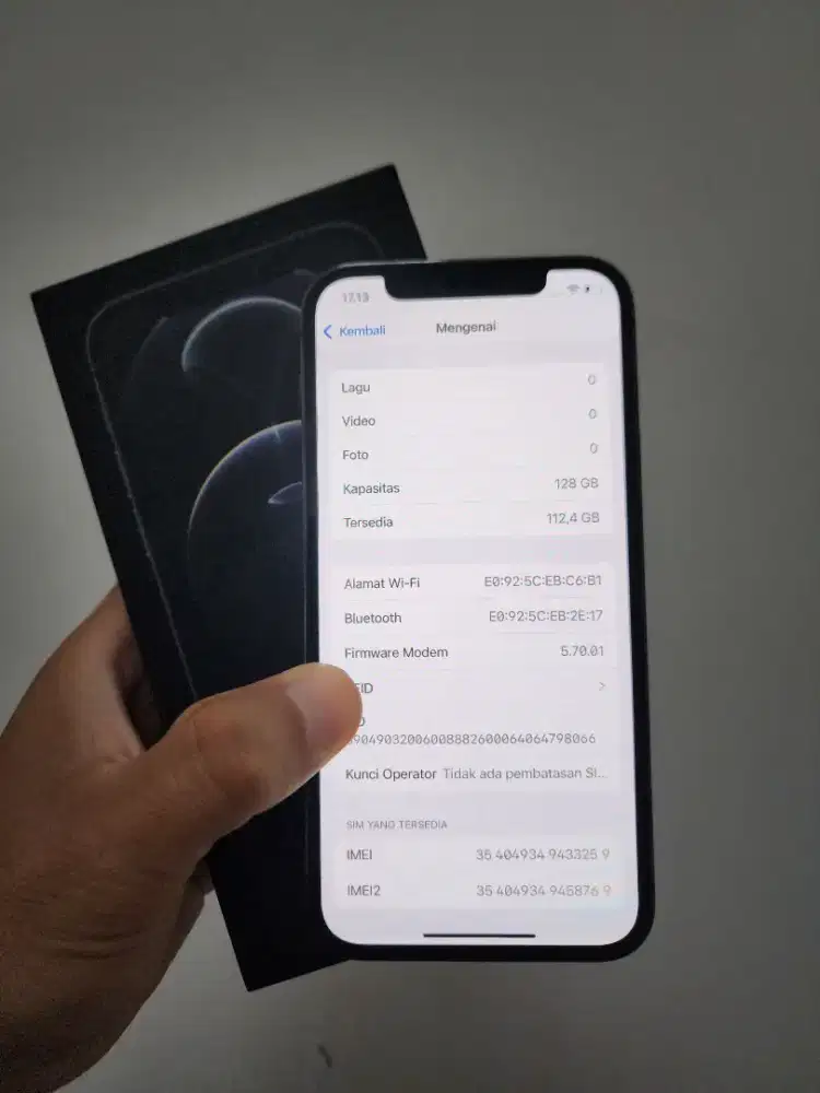 Iphone 12 Pro 128GB Graphite Ibox