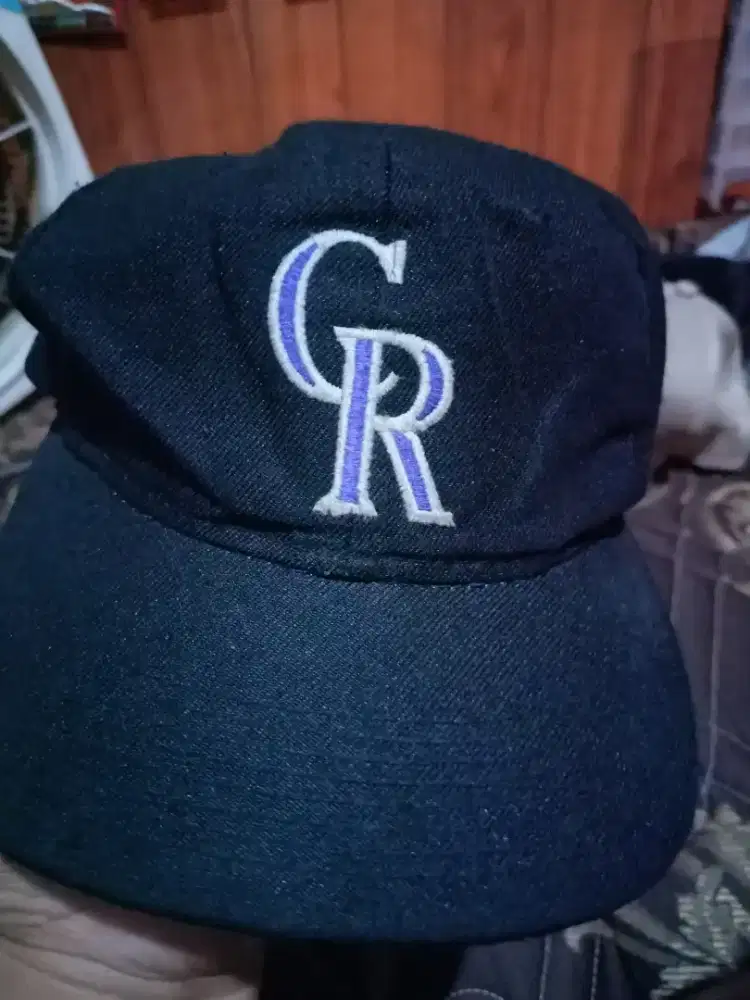 Topi Vintage Rare Colorado Rockies Second Branded ORIGINAL