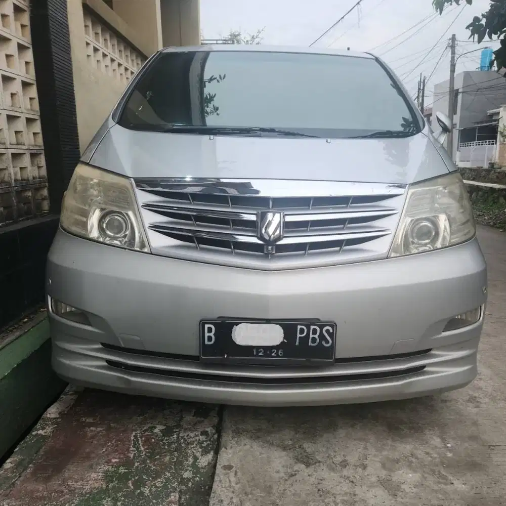 ALPHARD 24VALVE(TERLKP&TERTINGGI)2007,MINIBUS MEWAH KLG,PEMAKAI WANITA