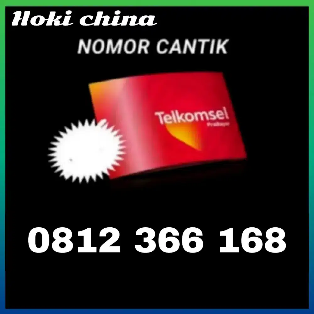 Nomor cantik simpati Telkomsel seri 168 hoki cina