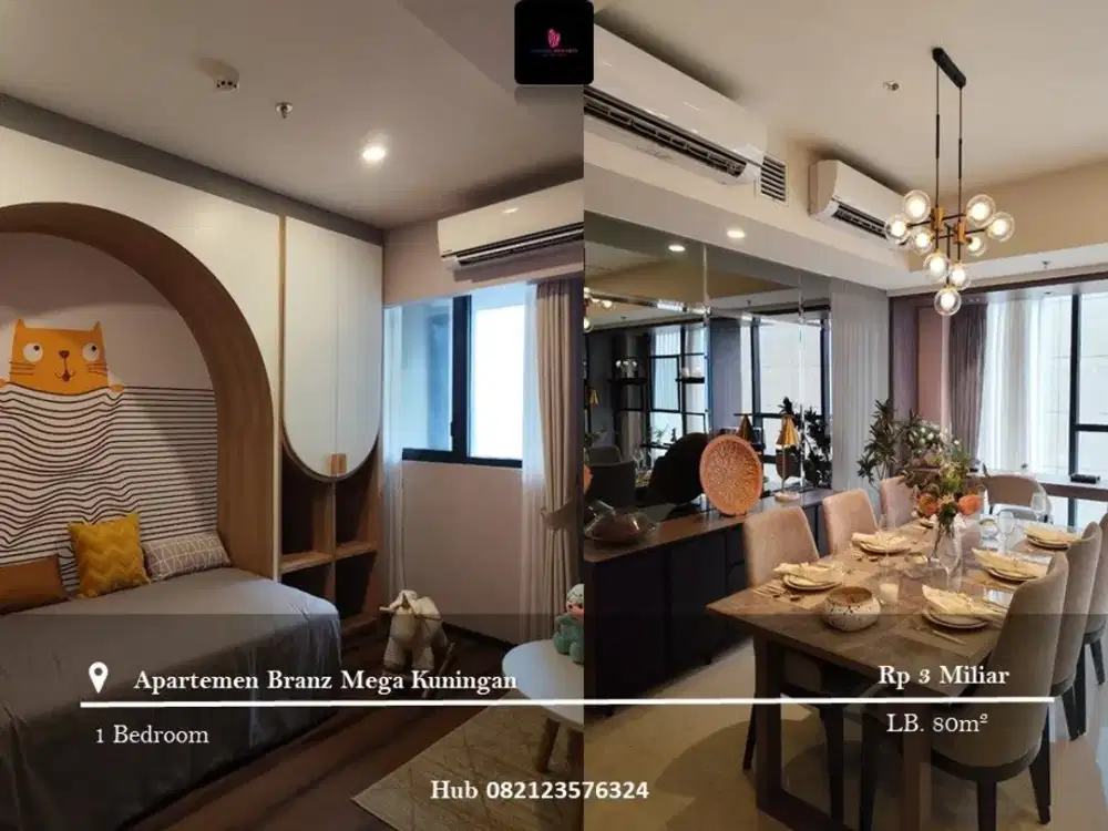 Dijual Apartement Branz Mega Kuningan 1BR Full Furnished