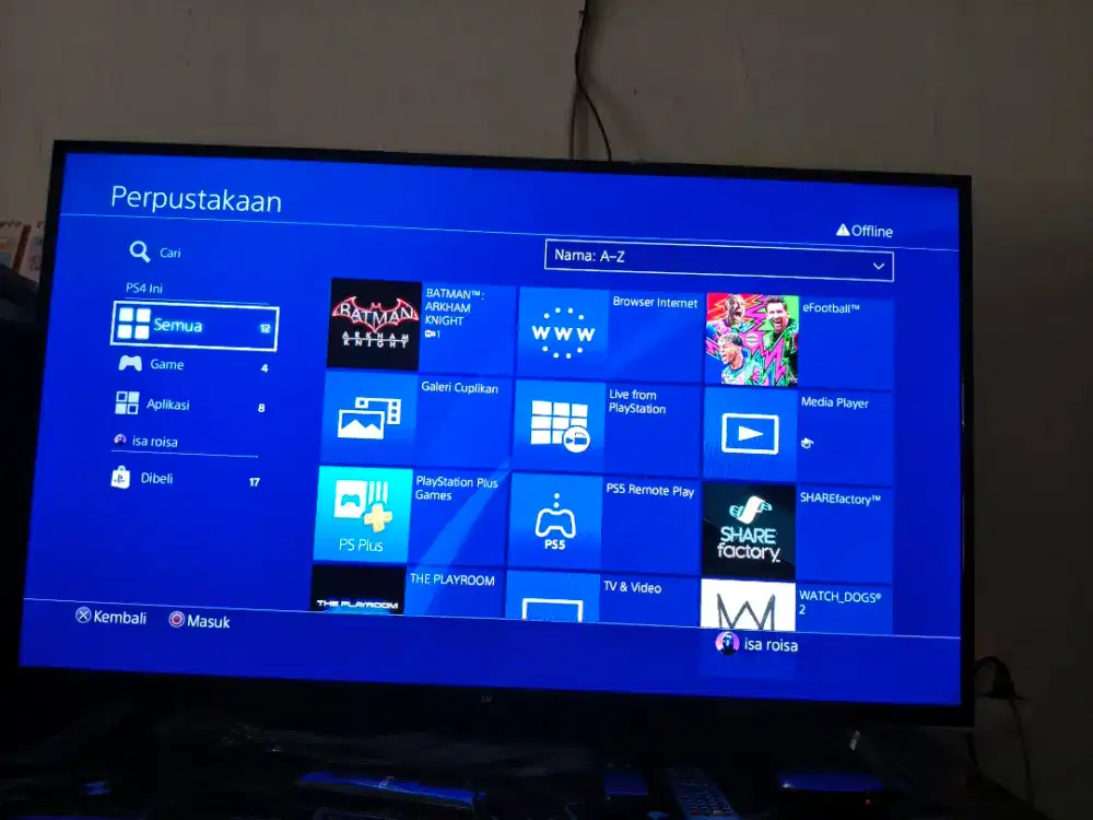 Jual PS 4 FAT 1TB game original permanen