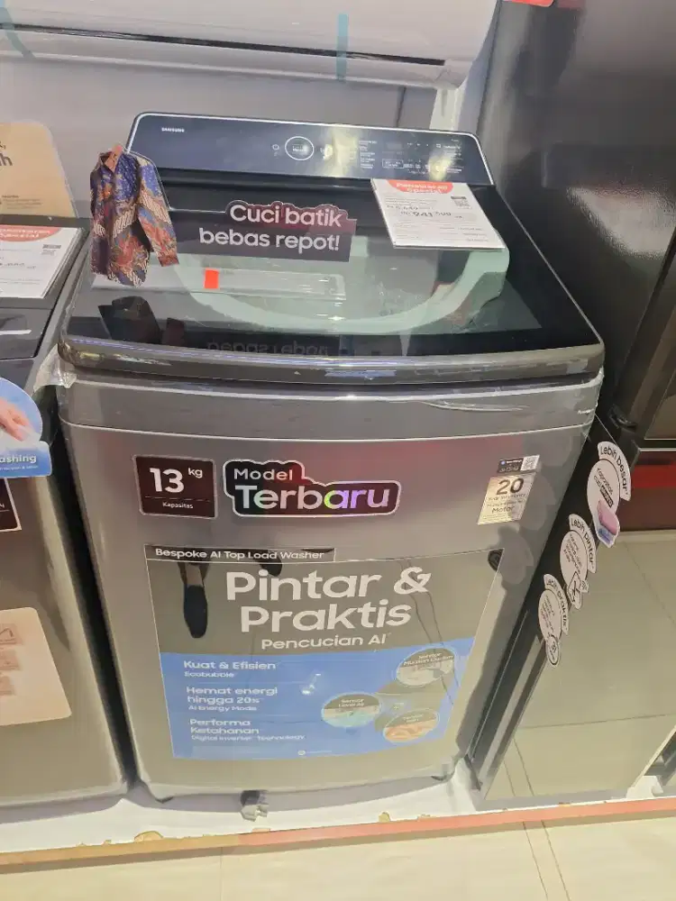 Mesin cuci Top loading samsung 13 kg