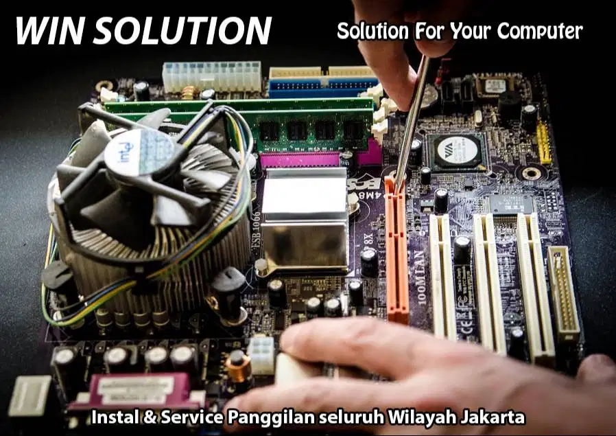 Instal Windows dan Service Komputer
