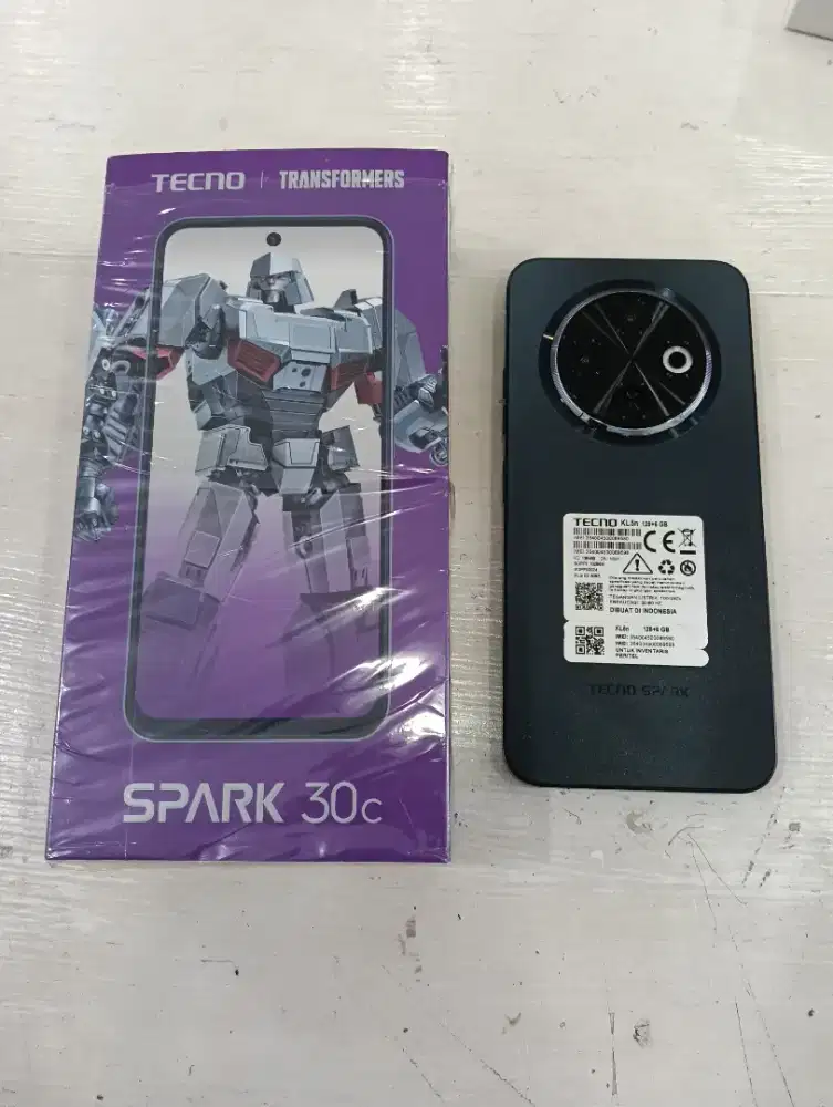 Tecno Spark 30c 6/128 seken murah dan lengkap