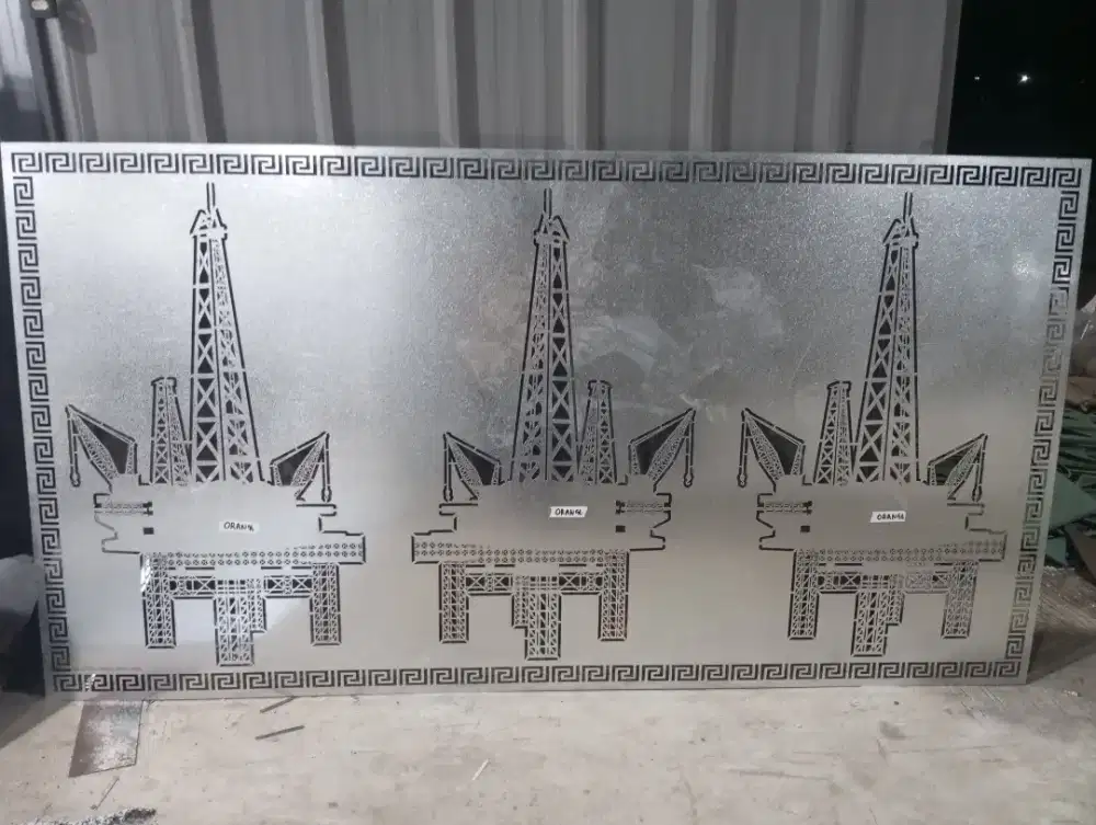 Laser cutting galvanis