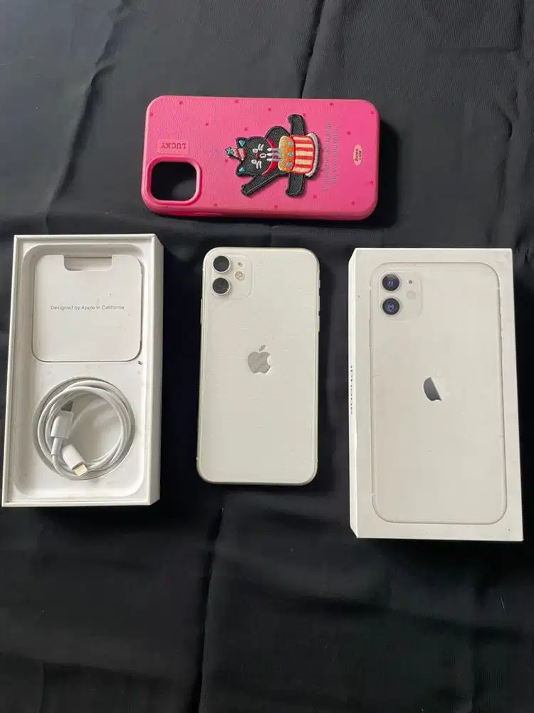 Iphone 11 64gb resmi ibox putih
