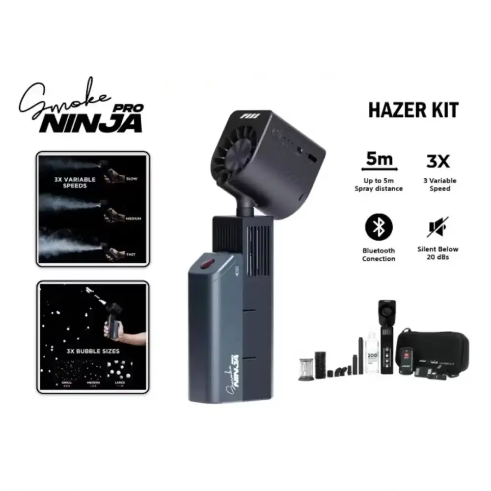 Smoke NINJA PRO HAZER Kit Portable Smoke Machine SmokeNinja