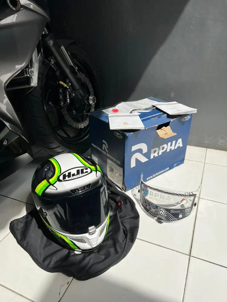 helm hjc rpha 11 crutchlow streamline second original like new