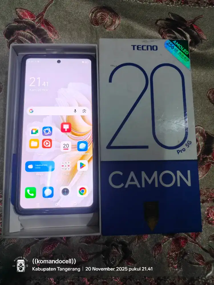 Di jual tekno  cemon 20 pro.5G ram8/256gb