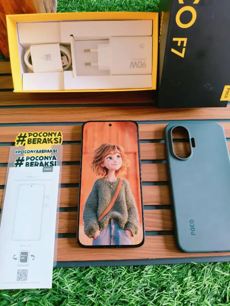 Poco F7 5G 12/512 Black Mulus Fullset Ori Garansi 2 tahun