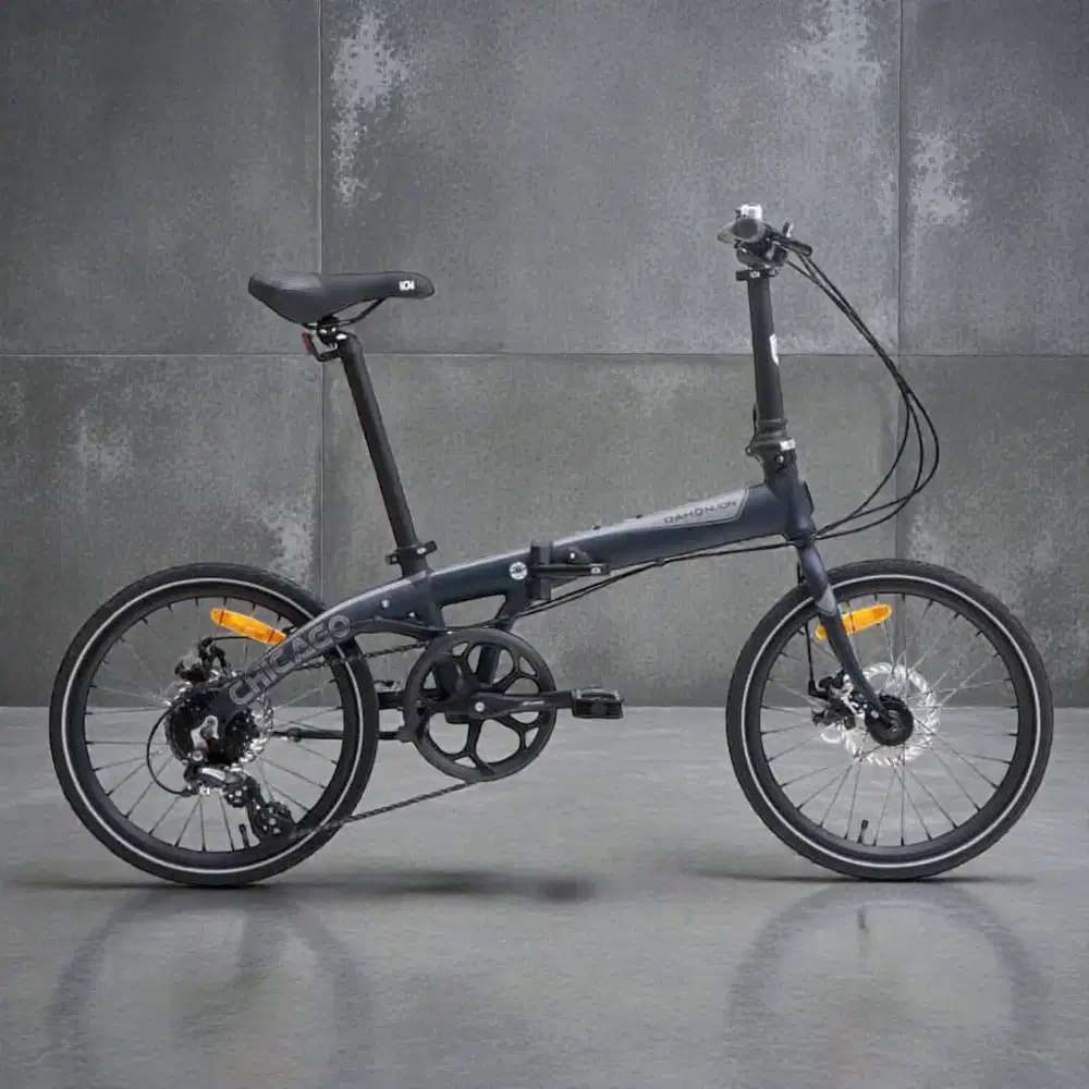 Jual Sepeda Lipat Dahon Ion Chicago 20 inch 8 Speed - Blue Grey