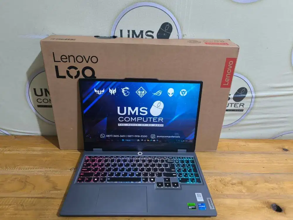 LENOVO LOQ 15IRX9 INTEL Core i7-13650HX RAM 12GB SSD 512GB RTX 3050