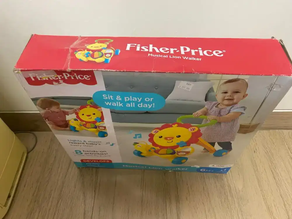 Fisher price musical lion walker