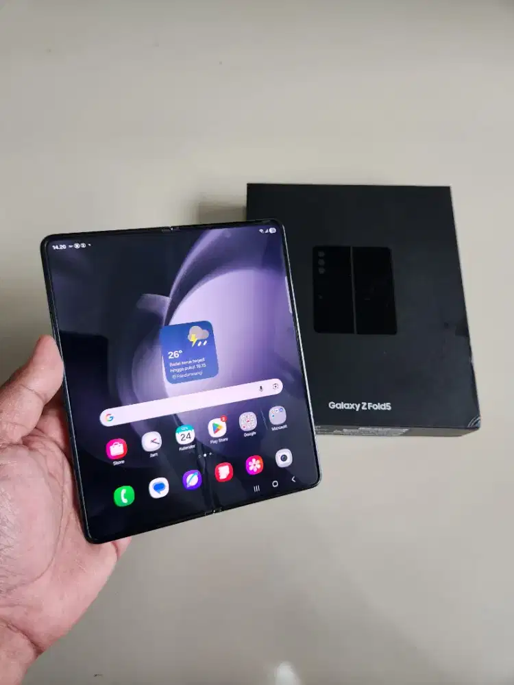 Samsung Z Fold 5 5G 512gb SEIN Resmi Indo Fullset Murah Minus Dikit