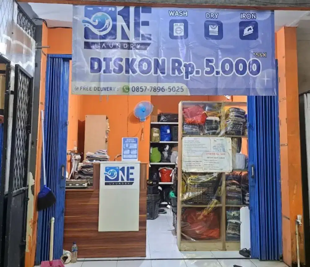 JASA CUCI DAN SETRIKA BAJU