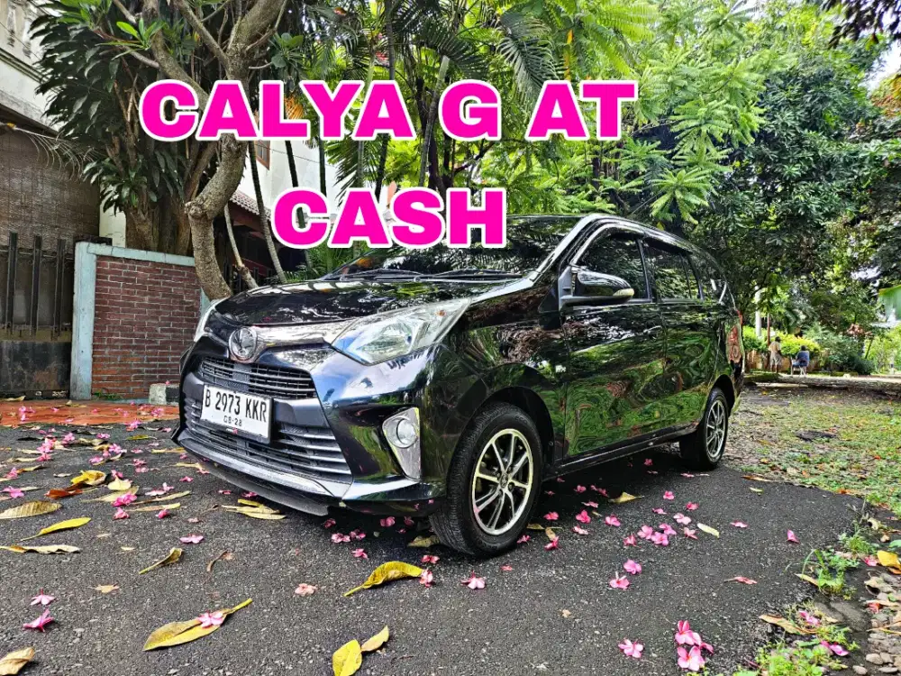 CASH TOYOTA CALYA G AT 2018 mulus terawat e sigra apik