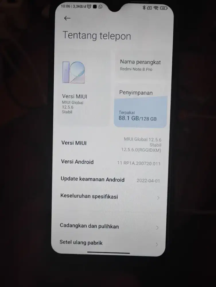 Redmi note 8 pro 6/128