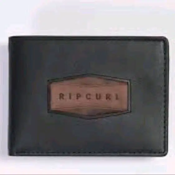 Dompet Kulit Pria RipCurl RFID Kulit Original Hitam Coklat Vintagr