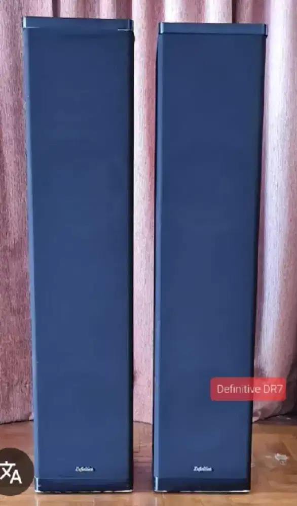 Speaker Definitive DR 7 no denon kef marantz Sansui JBL klipsch adcom