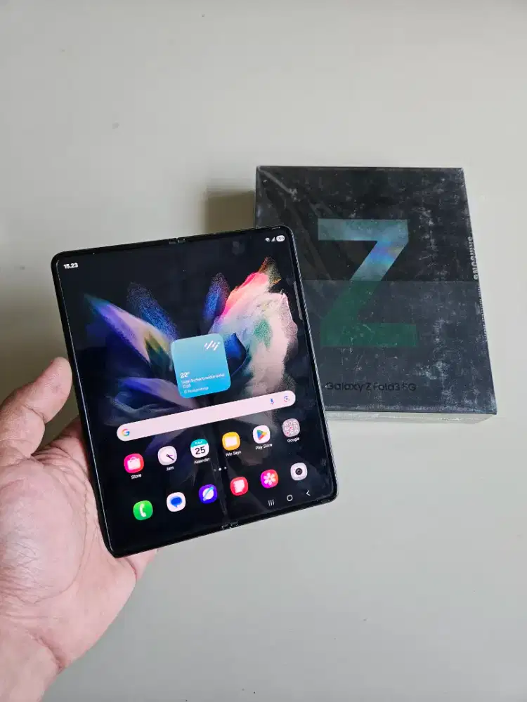 Samsung Z Fold 3 512gb 5G SEIN Resmi Indo Fullset Mulus Murah
