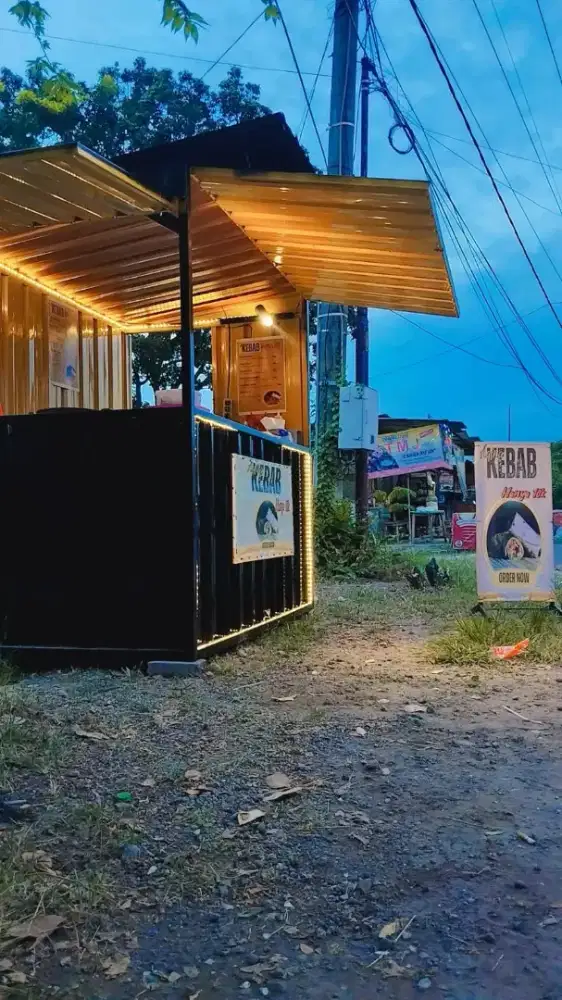 Di jual cepat both kontainer, butuh dana