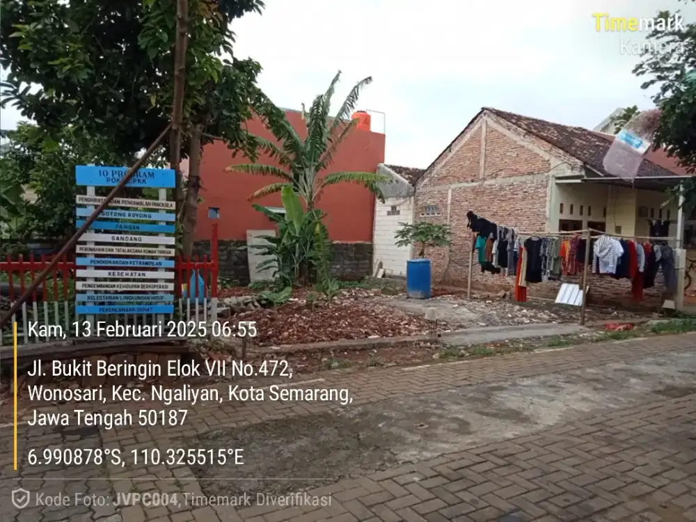 Tanah dijual dan sudah dipondasi