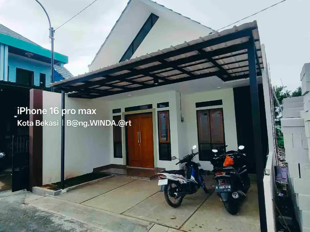 RUMAH CLUSTER MURAH MEWAH CUMA 4 UNIT DI PADURENAN MUSTIKA JAYA BEKASI KOTA PATOKANNYA
