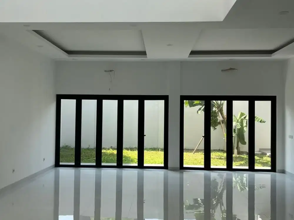 7,5 jd 6,6 M | BRAND NEW HOUSE, Modern White Glass, Rumah Puspita Loka dkt Taman Giri Golf BSD