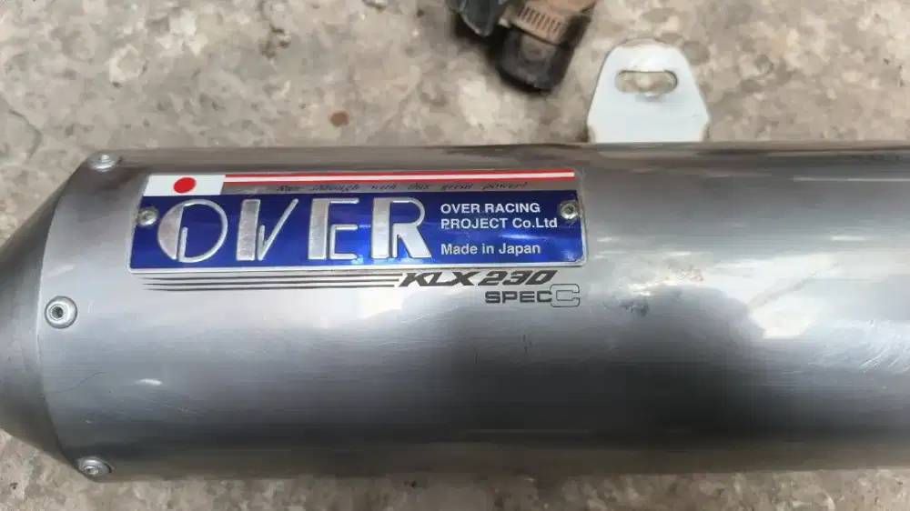 Knalpot over racing klx 230