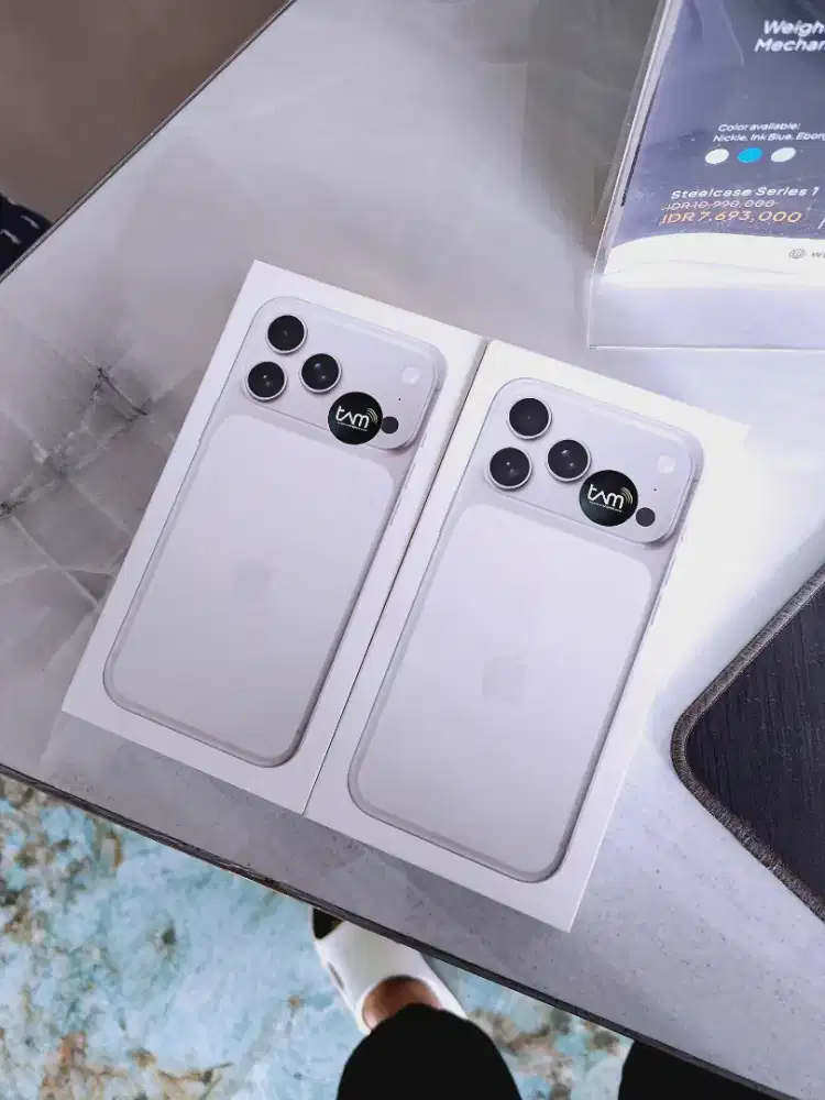 iPhone 17 Promax 256GB Silver new segel resmi TAM