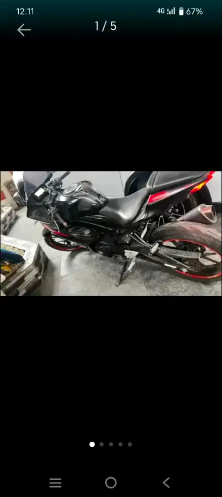 Dijual Suzuki GSX 2017 warna hitam siap pakai