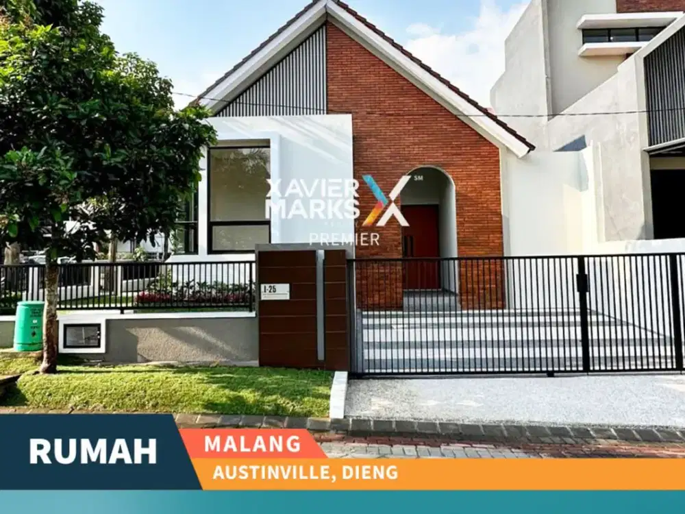 Dijual Rumah Hook Bangunan Baru di Austinville Dieng Malang