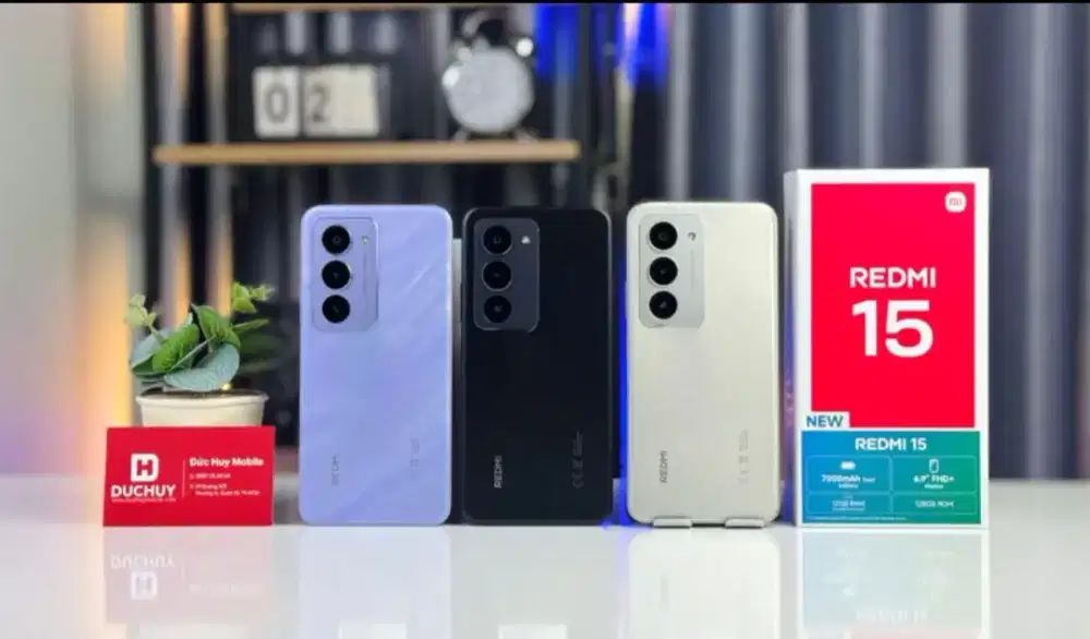 REDMI 15 RAM 16GB/256GB Bergaransi Resmi 15bulan