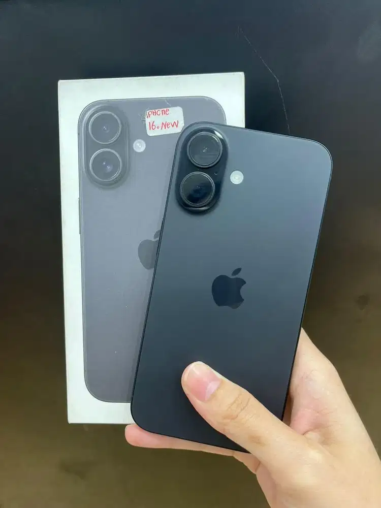 Iphone 16 128Gb Black second resmi ibox bh 100% garansi panjang