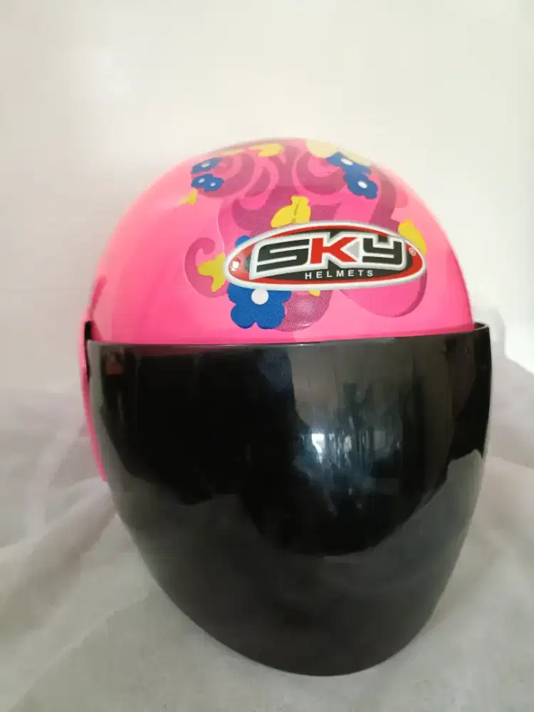 Helm motor Anak perempuan 5 tahun