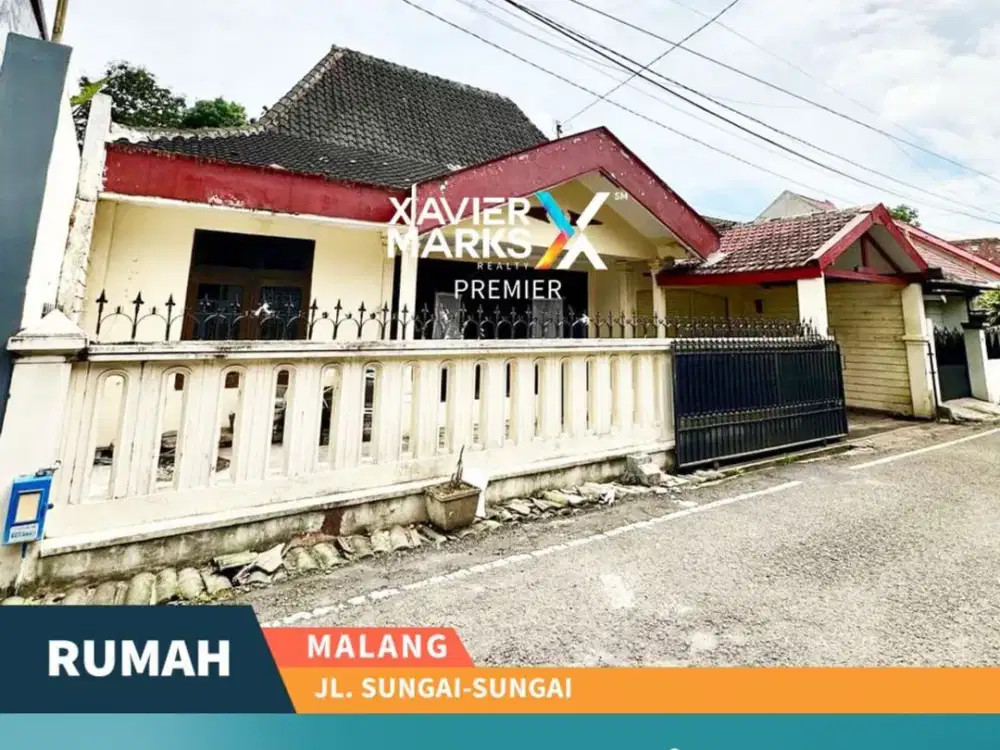 Rumah Murah Hitung Tanah di Sungai Sungai Blimbing Malang